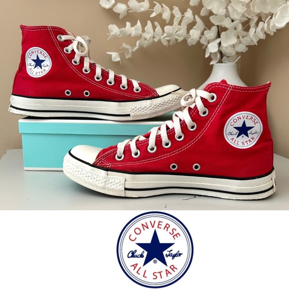 Converse Other - Converse Chuck Taylor All Star High Top in Red Unisex Size Men’s 7 (Women’s9)